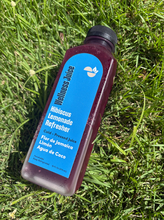 Wellness Juice – Hibiscus Lemonade Refresher