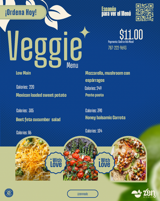 Veggie Menu Meal Prep