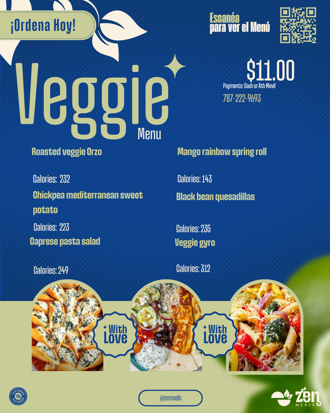 Veggie Menu Meal Prep